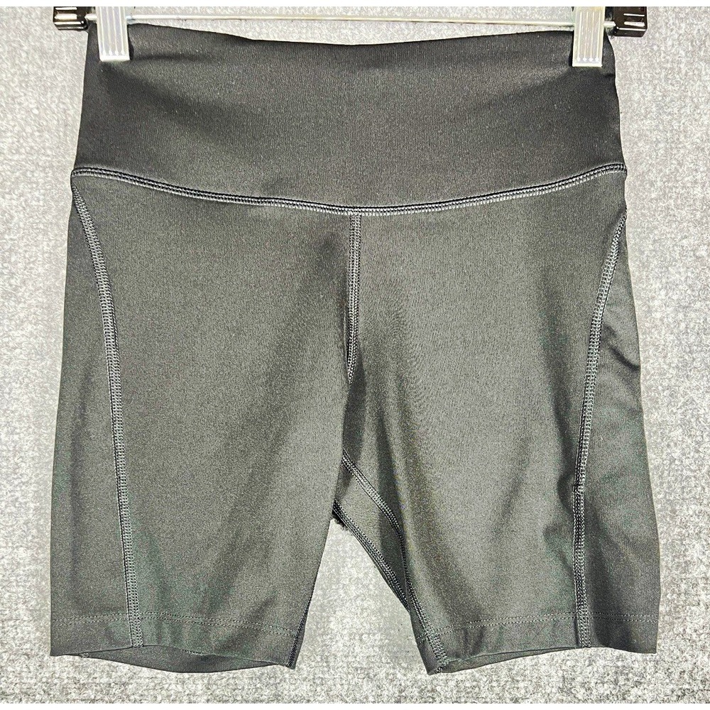 Nike Dri-FIT Women's Biker Shorts Gray Solid 7in Stretch Quick Dry Athletic